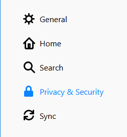 privacy in mozilla firefox