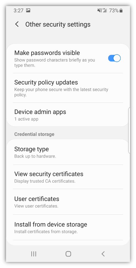 android ssl certificates