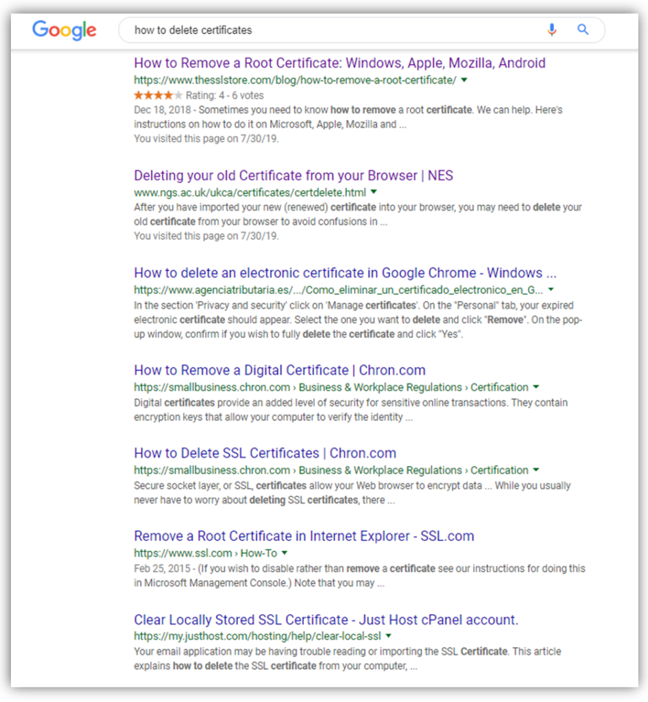 search results seo best practices